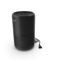 Levoit Black Air Purifier PNG & PSD Images
