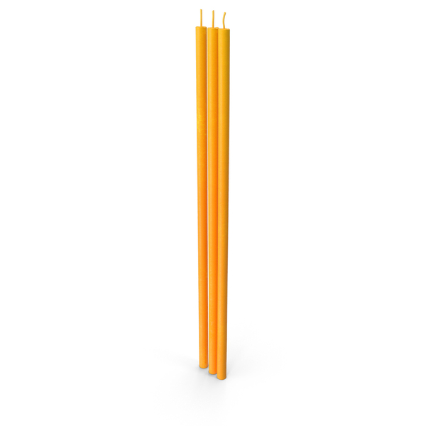 Thin Church Wax Candles PNG & PSD Images