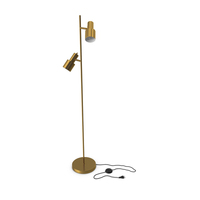 Brass Two Shades Floor Lamp PNG & PSD Images