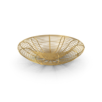 Golden Fruit Plate PNG & PSD Images