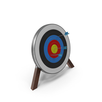 Target Stand With Three Arrow Hits PNG & PSD Images