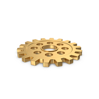 Gold Gear PNG & PSD Images