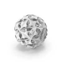 Complex Geometric Shape Object White PNG & PSD Images