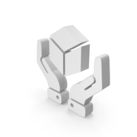 Handle With Care Logo White PNG & PSD Images