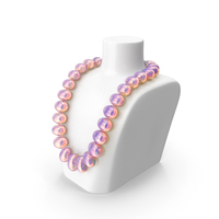 Amber Beads Necklace Holder PNG & PSD Images