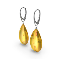 Amber Earring PNG & PSD Images
