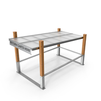 Covered Shopping Cart Corral PNG & PSD Images