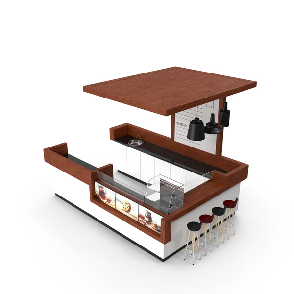 Empty Coffee Kiosk PNG & PSD Images