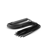 Folded Black Short Whip PNG & PSD Images
