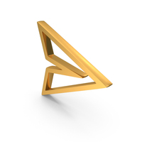 Gold Submit Button Outline Icon PNG & PSD Images