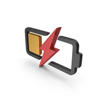 Battery Power Charge Near Low Metallic PNG & PSD Images