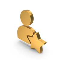 Favorite star rating User Metallic PNG & PSD Images
