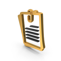 Note Pin Report Web Logo Metallic PNG & PSD Images