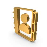 User Contacts Web Metallic PNG & PSD Images