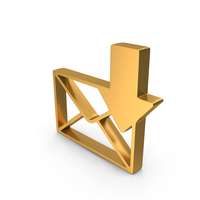 Web Download Message Metallic PNG & PSD Images