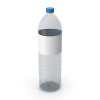 Water Bottle With Label 1.5L PNG & PSD Images