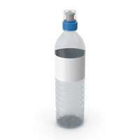 Water Bottle Sports With Label 50CL PNG & PSD Images