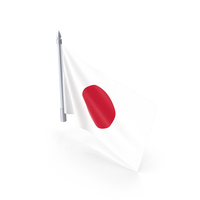 Japanese Flag In Wind PNG & PSD Images
