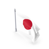 Japanese Flag In Wind PNG & PSD Images