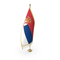 Ceremonial Serbia Flag PNG & PSD Images