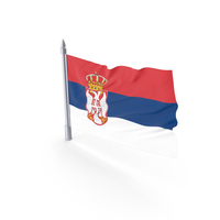 Serbia Flag In Wind PNG & PSD Images