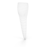 Human Teeth Lower Central Incisor Wireframe PNG & PSD Images