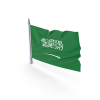 Saudi Arabia Flag In Wind PNG & PSD Images