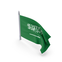 Saudi Arabia Flag In Wind PNG & PSD Images