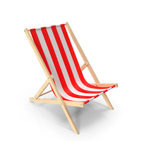 Beach Chair Red PNG & PSD Images