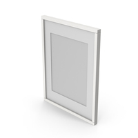 White Picture Frame PNG & PSD Images