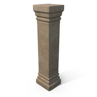 Stone Square Pillar Column PNG & PSD Images