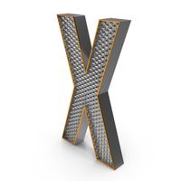 Crystal Letter X PNG & PSD Images