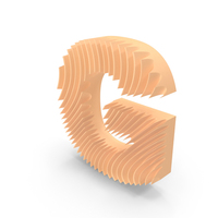 Wavy Shape Letter G PNG & PSD Images