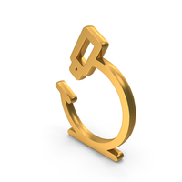 Gold Microscope Icon PNG & PSD Images