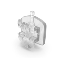 Transparent Self Ligating Dental Braces Bracket Open PNG & PSD Images