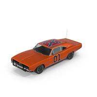 Dodge Charger 1969 General Lee PNG & PSD Images