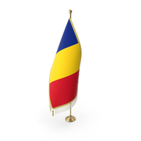 Romania Desk Flag PNG & PSD Images