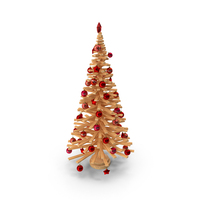 Wooden Christmas Tree PNG & PSD Images
