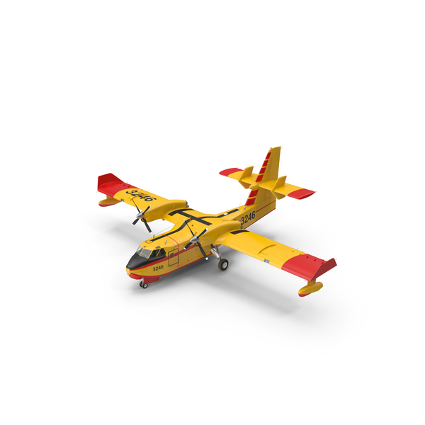 Canadair D415 Amphibious Water Bomber PNG & PSD Images