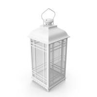 Candle Lantern Large White PNG & PSD Images