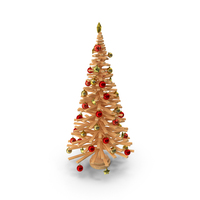 Wooden Christmas Tree PNG & PSD Images