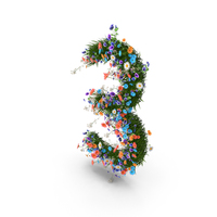 Easter Number 3 From Spring Flowers PNG & PSD Images