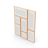 Wooden Wall Picture Frames PNG & PSD Images