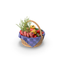 Vegetables Basket PNG & PSD Images