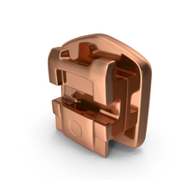Copper Self Ligating Dental Braces Bracket Open PNG & PSD Images