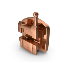 Copper Self Ligating Dental Braces Bracket Open PNG & PSD Images