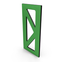 Scifi Interior Wall Element Green PNG & PSD Images