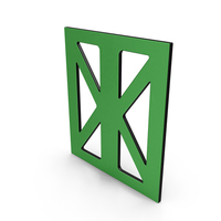 Scifi Interior Wall Element Green PNG & PSD Images