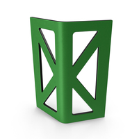 Scifi Interior Wall Element Green PNG & PSD Images