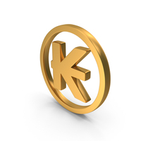 Gold Lao Kip Currency Symbol PNG & PSD Images